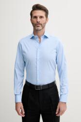 Benetton ing férfi, olasz galléros, slim, 5JUEUQ04D - kék M