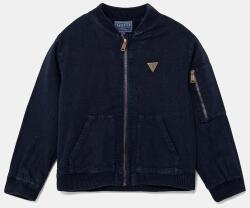 GUESS bomber dzseki vászonkeverékből - sötétkék 88-96