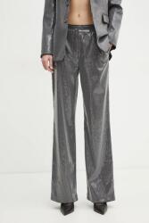 Guess nadrág CASSIA női, szürke, magas derekú széles, W5RB32 WGX40 - szürke S