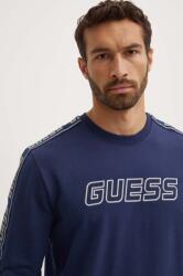 GUESS felső ARLO sötétkék, férfi, nyomott mintás, Z4GQ24 K6ZS1 - sötétkék M