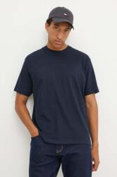 Guess Jeans pamut póló sötétkék, férfi, sima, M4YI44 K8FQ4 - sötétkék M