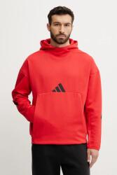 Adidas felső Z. N. E. piros, férfi, nyomott mintás, kapucnis, JD5322 - piros S