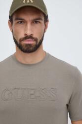 Guess t-shirt ALPHY zöld, férfi, nyomott mintás, Z2YI11 J1314 - zöld L
