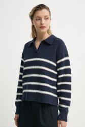 Levi's pulóver SATELLITE POLO SWEATER női, sötétkék, 0012N - sötétkék M