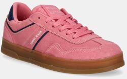 Tommy Hilfiger velúr sportcipő THE GREENWICH SUEDE rózsaszín, EN0EN02696 - rózsaszín Női 41