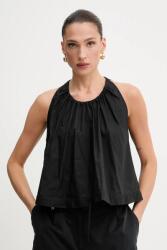 PINKO blúz pamutból - fekete XXS