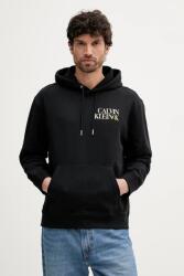 Calvin Klein felső fekete, nyomott mintás, kapucnis, LV04RC283G - fekete S