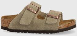 Birkenstock gyerekpapucs velúrból - bézs 26