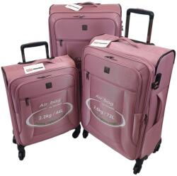 Touareg három részes mályva színű négykerekű bőröndszett AIR6932-3db Mályva - borond-aruhaz