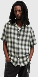 AllSaints pamut ing UNDRGRND férfi, olasz galléros, fehér, relaxed, M163SB - fehér M