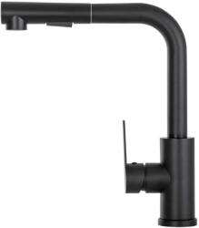 Gamma Side 2 konyhai csaptelep fekete beépíthető