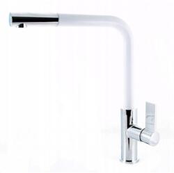 Gamma Side konyhai csaptelep fehér-króm, beépíthető (5907758290523)