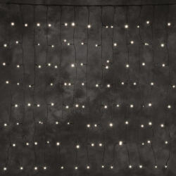  Kültéri LED fényfüggöny, meleg fehér, 1 x 2 méter (KDK 009)