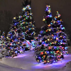  Crystalline toldható LED fényfüzér, 800 cm, 100 db MULTI LED, átlátszó kábel, Kül- és beltéri (KAT 103)