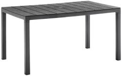  Tulsa műanyag kerti asztal grafit szürke (LBITU-GRA)