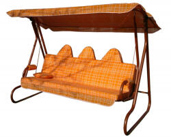 Hercules hintaágy aranybarna, párnával (2)