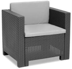  City műanyag kerti szék grafit szürke (LBICSZ-GRA)