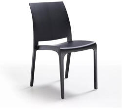 Volare műanyag kerti szék grafit szürke (LBIVOLGR)