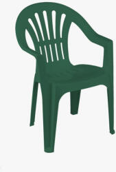 ProGarden Kona alacsonytámlás műanyag kerti szék zöld O301 (O301)