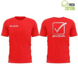 GIVOVA Cubo pamut póló Piros S vörös