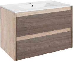 Leziter Porto 80 alsó szekrény mosdóval (PO80ASTRSZ) - fabuland