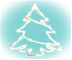  Beltéri elemes fenyőfa ablakdísz, meleg fehér színben, 35 LED (SM 54)