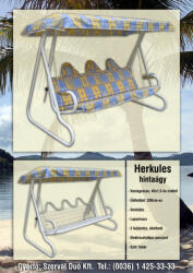 Hercules hintaágy fehér, párnával (1)