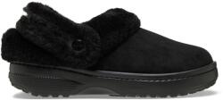 Crocs Classic Unfurgettable Sueded Clog női bundás papucs (212106-001 M7W9)