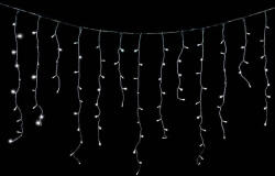  Crystalline toldható jégcsapfüzér 2 x 0, 9 m, 138 LED, hideg fehér, átlátszó kábel (KAT 212 KAT 215)