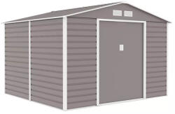  Oregon fém kerti tároló ház szürke-fehér (LHE-D-GW)