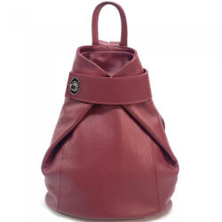  Női hátizsák valódi bőr bordó nagyméretű (na-936-bordo)