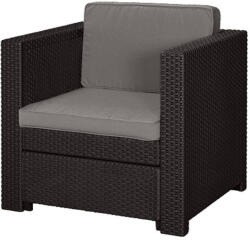 Keter Provence műanyag kerti fotel barna - meleg taupe (234190-258959)