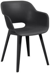 Keter Akola műanyag kerti szék grafit szürke 2 db/csomag (235829-238360)