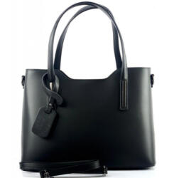 Natascia Elena valódi bőr női kézitáska fekete színben (en-5665-black)