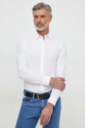Calvin Klein ing férfi, galléros, bézs, slim - bézs XXL