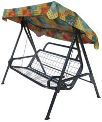  Zeusz 170 cm-es hintaágy antracit szürke, párnával (5)