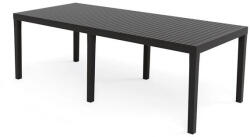ProGarden Indo műanyag kerti asztal antracit szürke O300 (O300)