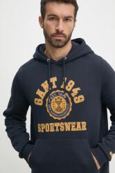 Gant felső sötétkék, férfi, nyomott mintás, kapucnis, 2015068 - sötétkék XXL