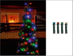  Kül és beltéri színes fényfüzér, 200 LED (SM 22)