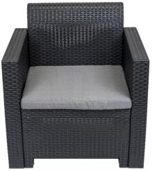  Nero műanyag kerti szék grafit szürke (LBINSZ-GRA)