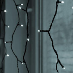  Kültéri LED fényfüggöny, hideg fehér, 2 x 1 m, 140 LED (KDK 013)
