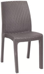  Vanda műanyag rattan hatású kerti szék cappuccino (LBIVANTA)