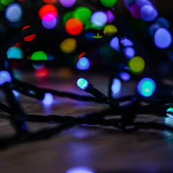  Heylight okos fényfüzér, 200 RGB LED, fekete kábel, 20 m (KBT 200)