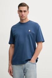 BOSS Orange pamut póló - sötétkék M - answear - 15 490 Ft