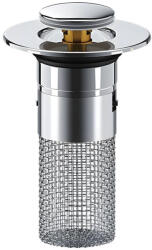 Leziter Lefolyódugó szűrővel rozsdamentes acél 80 mm (LLSZ-80) - fabuland