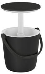 Keter Go Bar műanyag kerti party kellék grafit szürke - fehér (246854)