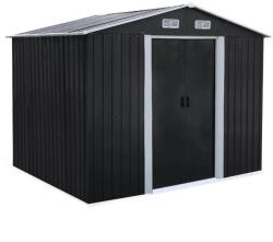  Alaska 6x8 fém kerti tároló ház antracit szürke (YB-0608)