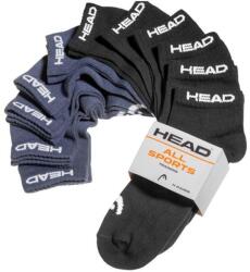 HEAD Elements Sneaker 11 darabos alacsony zokni 39-42 fekete|kék