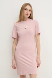 Tommy Hilfiger pamut ruha - rózsaszín S - answear - 23 990 Ft