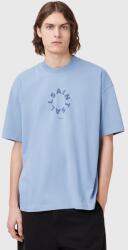 AllSaints pamut póló TIERRA SS CREW - kék XL